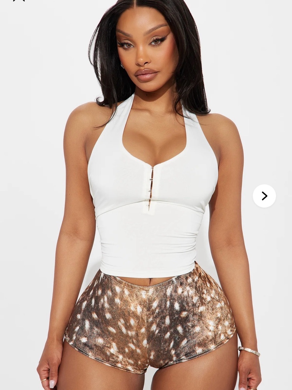NWT Fashion Nova Althea Double Lined Halter Top